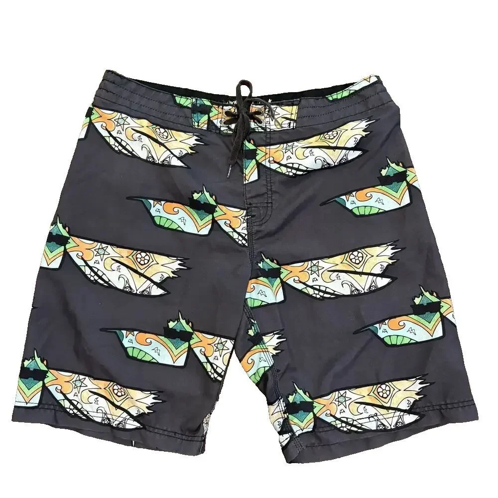 Billabong X Andy Davis Board‎ Shorts Men Size 34 Black Swim Trunks Surf Beach
